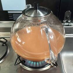 Und ganz wichtig auch unsere Teekanne!