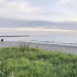 Sonnenuntergang von meinem Stellplatz aus