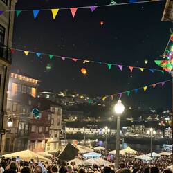 Lanterns fill the sky