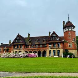The summer palace used by the queen of Spain when she spent the summers in the 1800's.