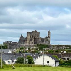 The view of the Rock of Cashel