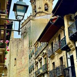 Cathedral in Hondarribia.