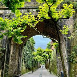 Promenade to beach and Flysch.