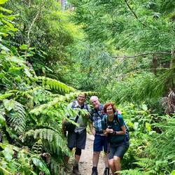 Der Aufstieg war mühsam aber toll