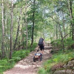 Mit Geröll nauf un nunner