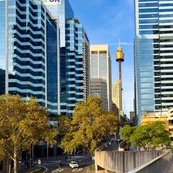 On our way to Darling Harbour — Sydney, NSW.