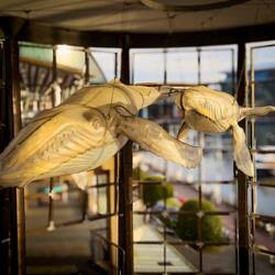 "Whales x2" ... by Terrance Plowright ... Cockle Bay Wharf — Sydney, NSW.