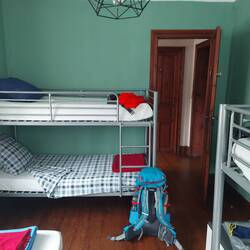 Heutige Unterkunft: Herberge Gite Compostella