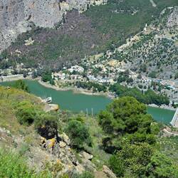 Der Stausee von El Chorro