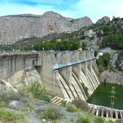 Aus diesem Stausee bei El Chorro wird das Wasser entnommen