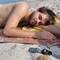 Sieste en bord de mer