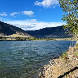 Right at my campsite in Spences Bridge!