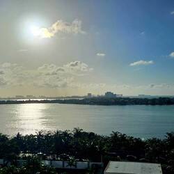 Sonnenuntergang von meinem Zimmer bestaunen