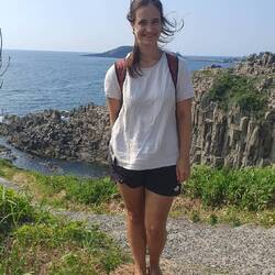 Blick auf die Tojimbo Bucht.