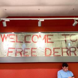 Museum of Free Derry, giving one side of the history of religious conflict here.