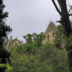 Goseck von unten