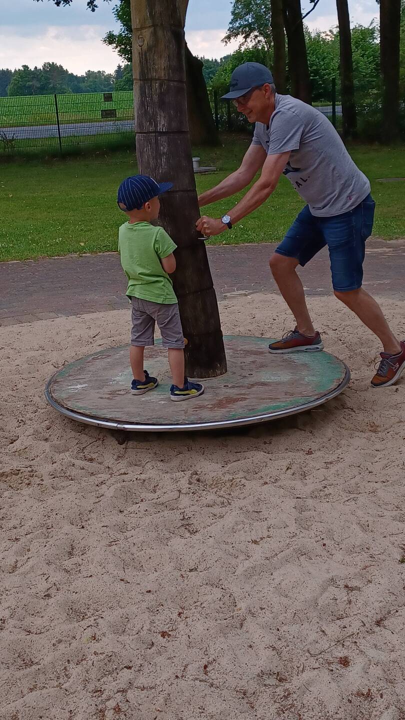 Die Beiden machen Gaudi