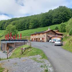 Refuge Orizon: Die erste Unterkunft für manche Pilger, die es nicht bis Roncesvalles schaffen.