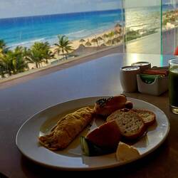 Breakfast with a view