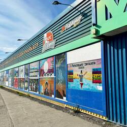 Die "Shopping Mall" von Inuvik stellt Künstlern Fläche zur Verfügung 👩‍🎨