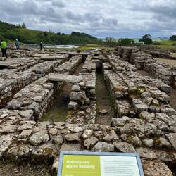 One of the granaries, where the air could circulate under the floor.
