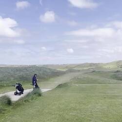 360° view at (breezy) Carne golf links