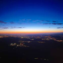 Anflug auf Stuttgart