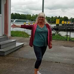Diese coole Dame hat uns die verschiedene Überschwemmungen verzählt