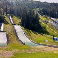 Sprungschanze nähe Mo i Rana