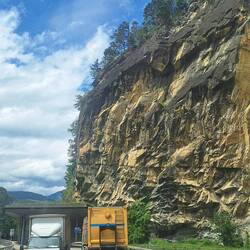 Auf der berühmten Axenstrasse