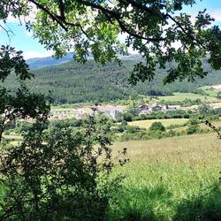 Erster Blick auf Zubiri.