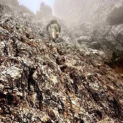 Kletterpartie 2. Wanderung