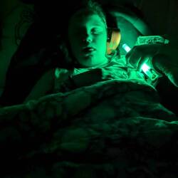 Elizabeth's own bedtime light show