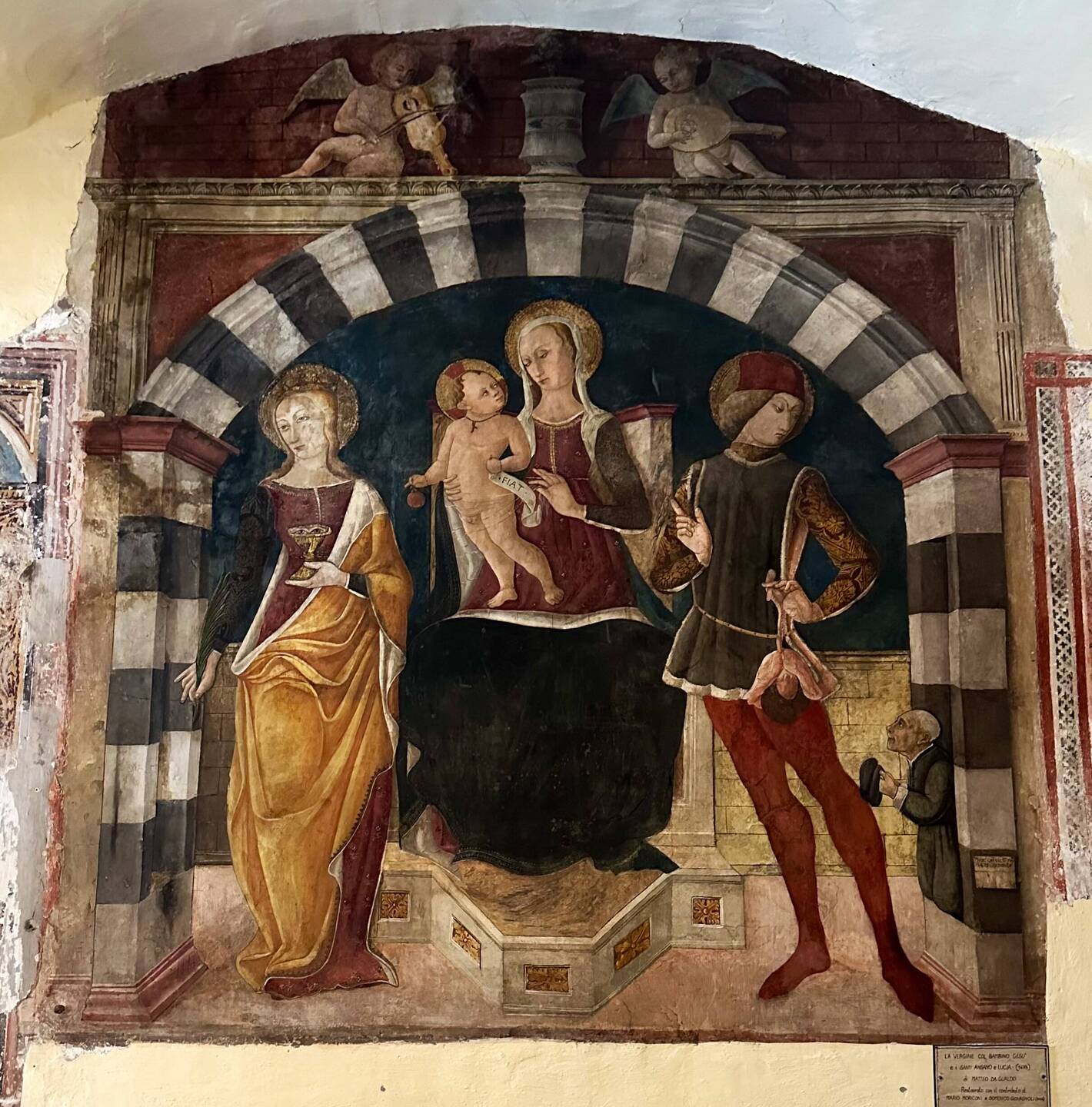 15th century fresco in the Chiesa di San Paolo
