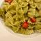 Dinner included this fatale with an especially punchy pesto. Good carbs for tomorrow's hike!