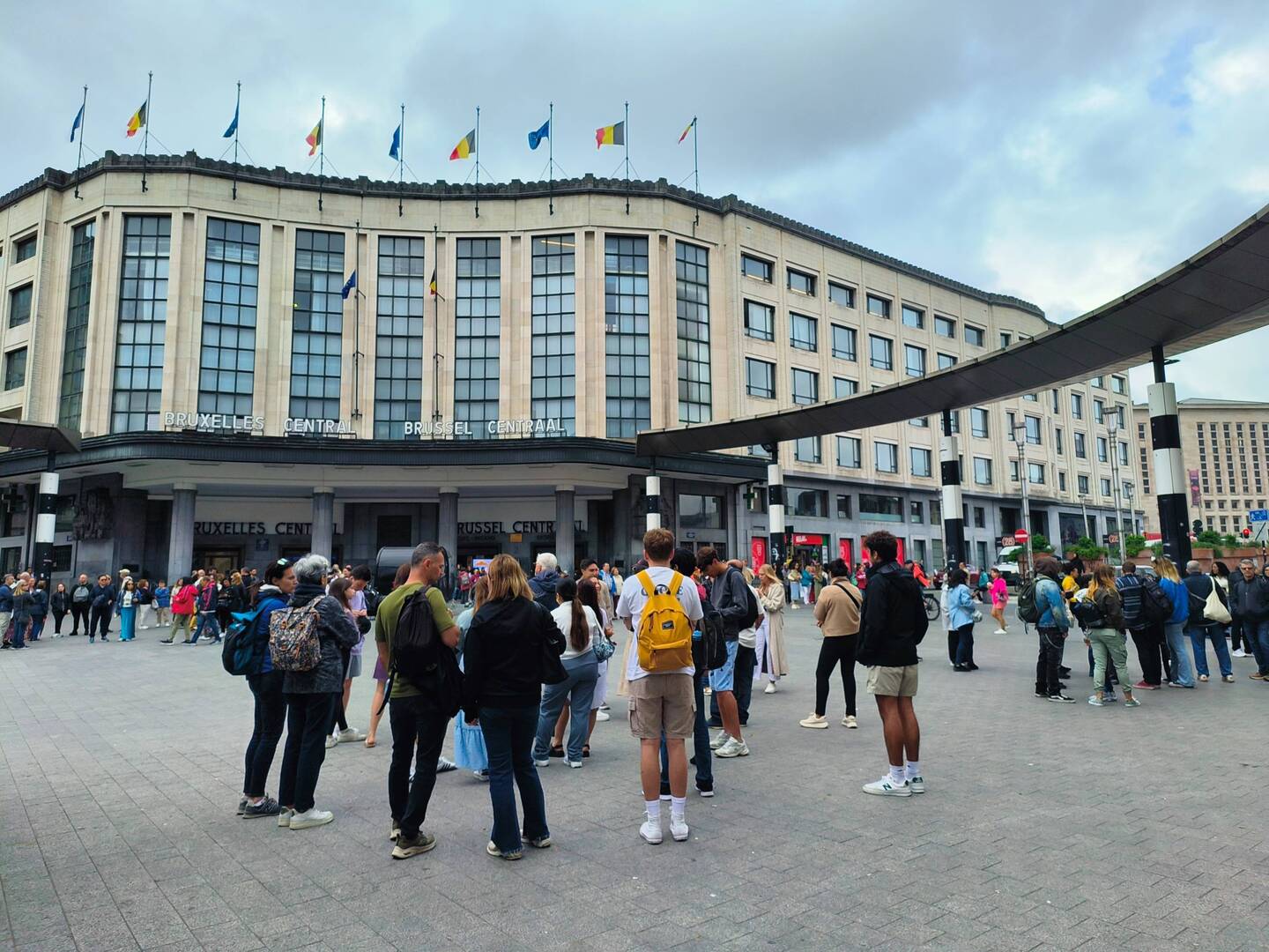 Brussels Central station, meeting place for all the tours