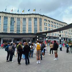 Brussels Central station, meeting place for all the tours