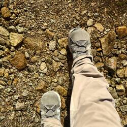 Mit wasserdichten Schuhen kein Problem 😁