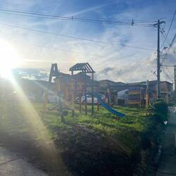 Alles ist Bunt, selbst der Spielplatz