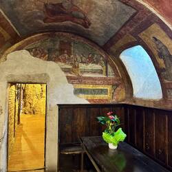 The refectory, where monks took their meals, built around 1400