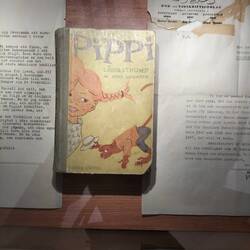 Die erste Ausgabe von Pippi Langstrumpf, ursprünglich galt es ihrer Tochter zum 10. Geburtstag