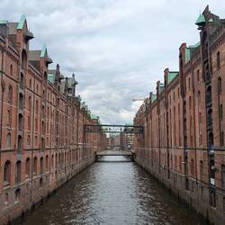 The Hamburg docks (UNESCO World heritage site)