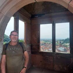 Observation turret in Schloss Heidelberger