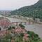 View of the Neckar River from the Castle, with the old bridge (1788) in view
