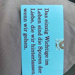 Gefunden an einer Toilettentür