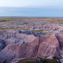 Sicht vom unserem Badland Stellplatz
