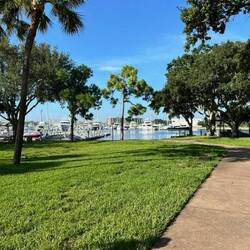 Right on the water in downtown St Petersburg