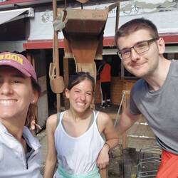Einen Teil des heutigen Weges bin ich mit Carlotta (Barcelona) und Jocelyn (New Orleans) gegangen.