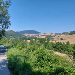 Blick auf Arre nördlich von Pamplona.