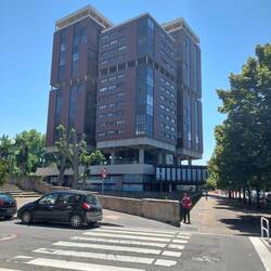 Blickfang am Weg zum Hotel, das außerhalb des historischen Zentrums liegt.